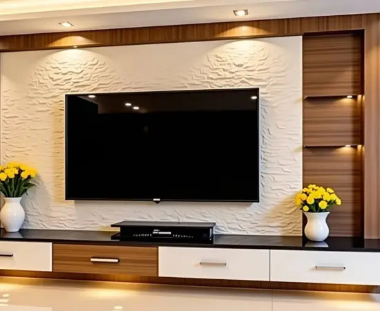 Custom TV Unit Carpentry